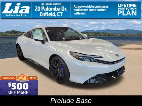 White 2026 Honda Prelude Hybrid for sale in Enfield, CT