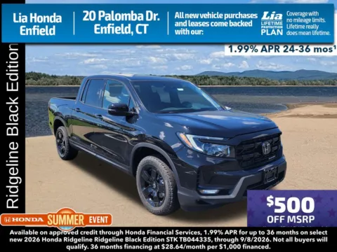 Unknown 2026 Honda Ridgeline Black Edition for sale in Enfield, CT