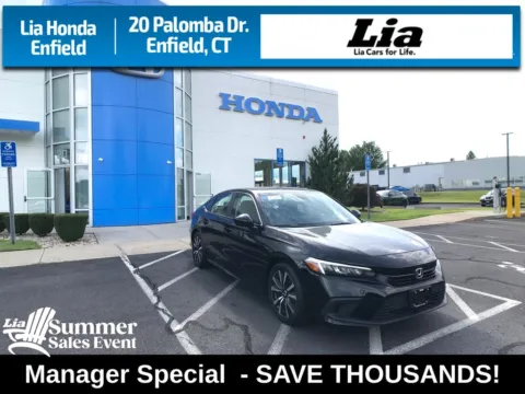 Black 2024 Honda Civic EX for sale in Enfield, CT