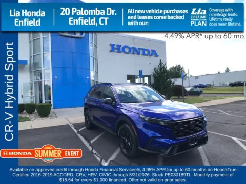Blue 2023 Honda CR-V Hybrid Sport for sale in Enfield, CT