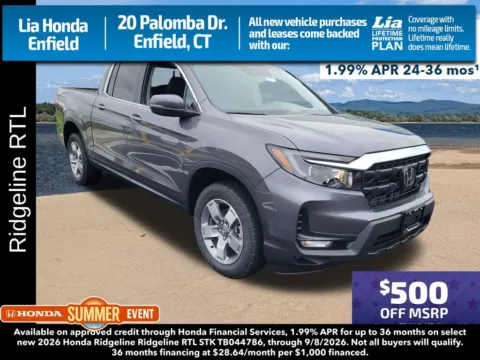 Unknown 2026 Honda Ridgeline RTL for sale in Enfield, CT