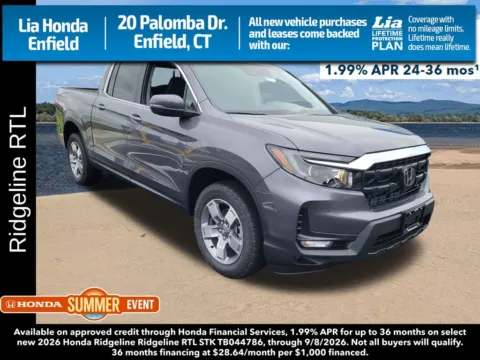 Unknown 2026 Honda Ridgeline RTL for sale in Enfield, CT