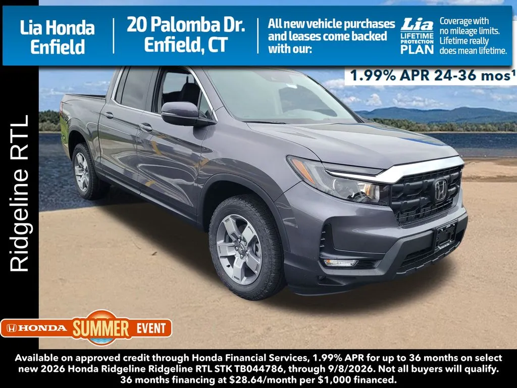 Unknown 2026 Honda Ridgeline RTL for sale in Enfield, CT