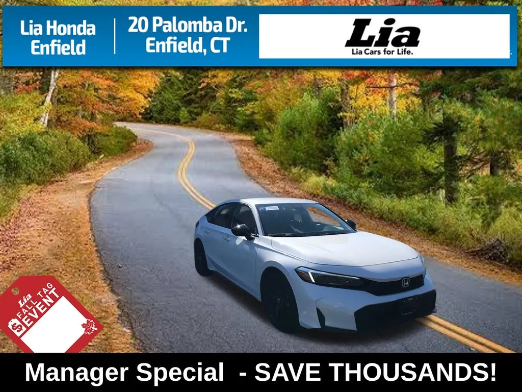 White 2025 Honda Civic Sport for sale in Enfield, CT