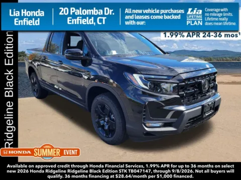 Unknown 2026 Honda Ridgeline Black Edition for sale in Enfield, CT