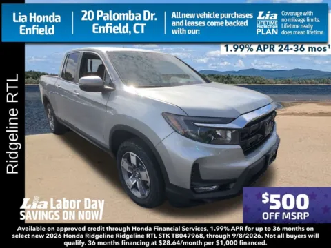Unknown 2026 Honda Ridgeline RTL for sale in Enfield, CT