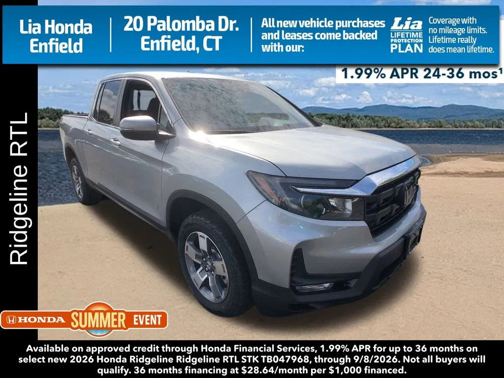 Unknown 2026 Honda Ridgeline RTL for sale in Enfield, CT