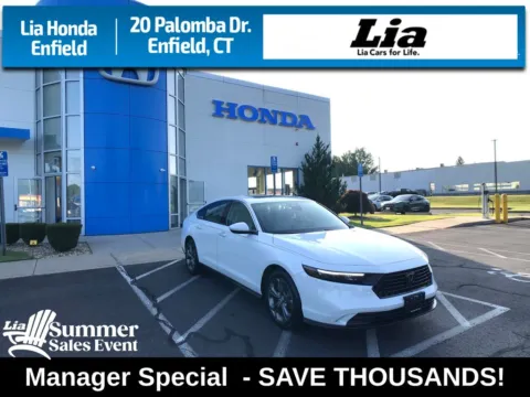 White 2024 Honda Accord EX for sale in Enfield, CT