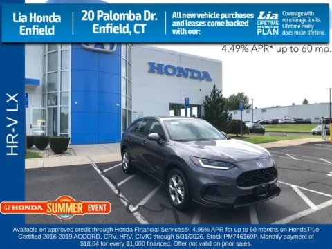 Gray 2023 Honda HR-V LX for sale in Enfield, CT