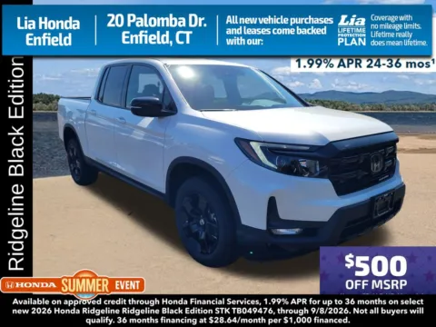 Unknown 2026 Honda Ridgeline Black Edition for sale in Enfield, CT