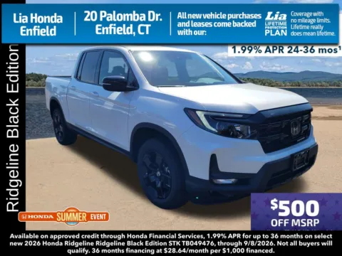 Unknown 2026 Honda Ridgeline Black Edition for sale in Enfield, CT