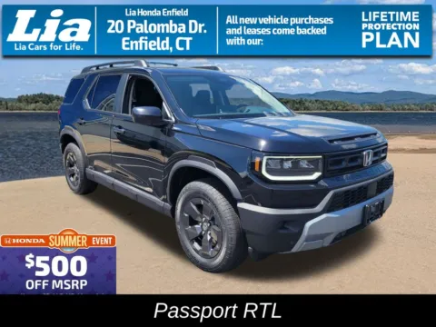 Black 2026 Honda Passport RTL for sale in Enfield, CT