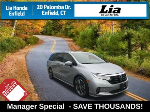 Silver 2022 Honda Odyssey Elite for sale in Enfield, CT
