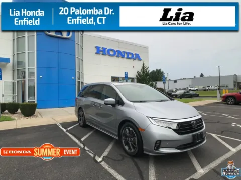 Silver 2022 Honda Odyssey Elite for sale in Enfield, CT