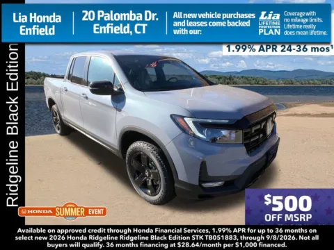 Unknown 2026 Honda Ridgeline Black Edition for sale in Enfield, CT