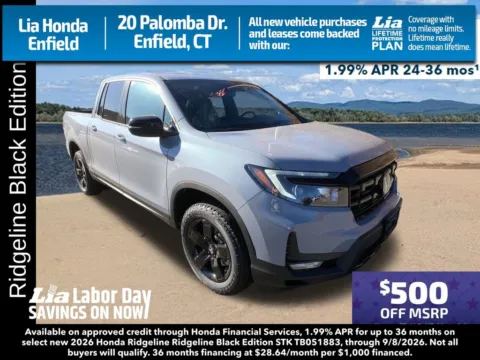 Unknown 2026 Honda Ridgeline Black Edition for sale in Enfield, CT