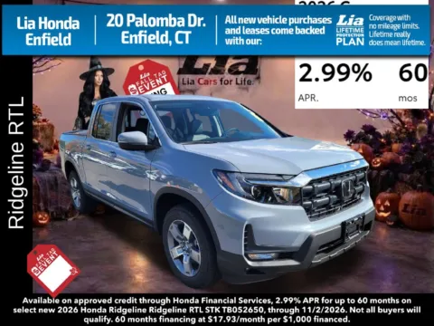 Unknown 2026 Honda Ridgeline RTL for sale in Enfield, CT