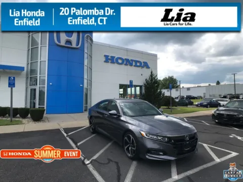 Gray 2020 Honda Accord Sport for sale in Enfield, CT