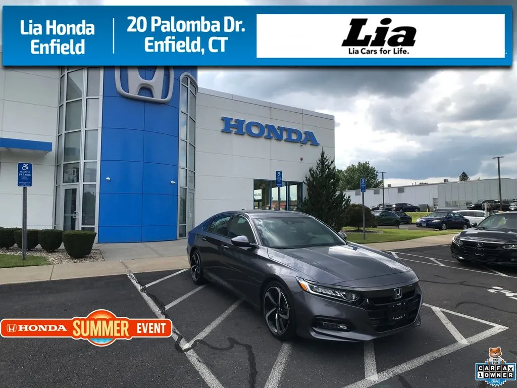 Gray 2020 Honda Accord Sport for sale in Enfield, CT