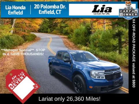 Blue 2024 Ford Maverick Lariat for sale in Enfield, CT