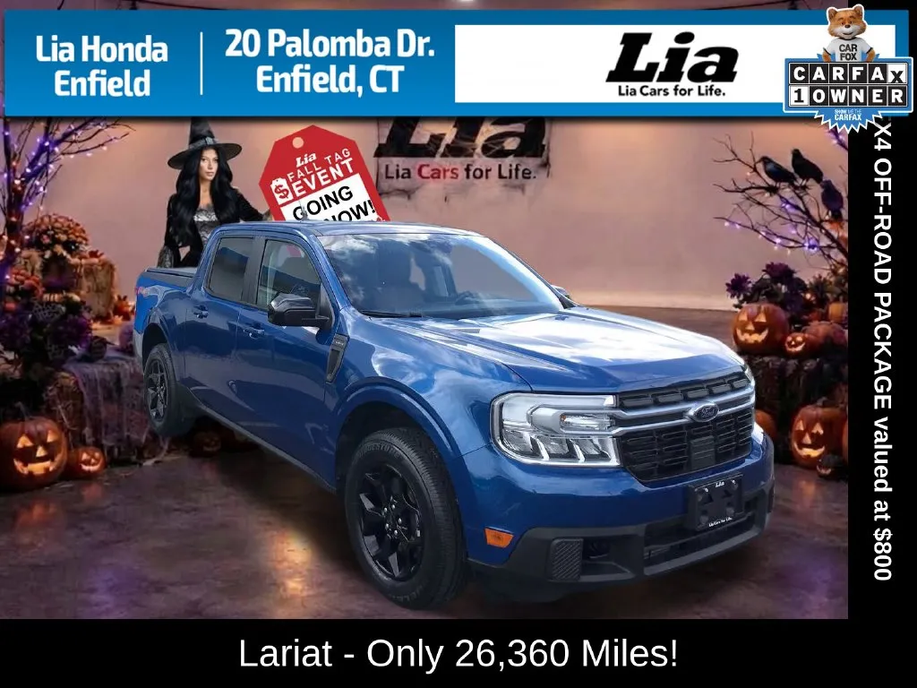 Blue 2024 Ford Maverick Lariat for sale in Enfield, CT