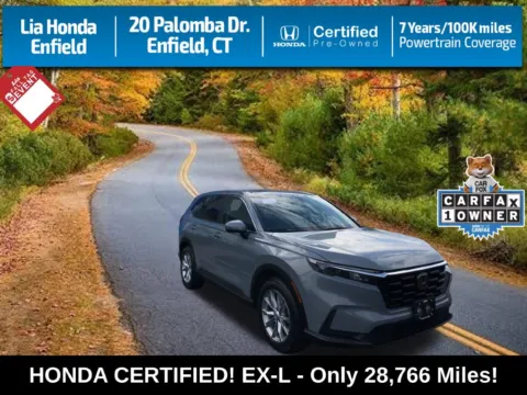 Gray 2023 Honda CR-V EX-L for sale in Enfield, CT