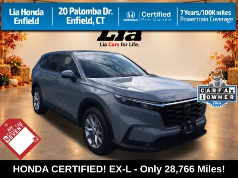 Gray 2023 Honda CR-V EX-L for sale in Enfield, CT
