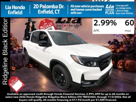 Unknown 2026 Honda Ridgeline Black Edition for sale in Enfield, CT