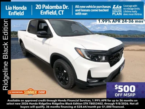 Unknown 2026 Honda Ridgeline Black Edition for sale in Enfield, CT