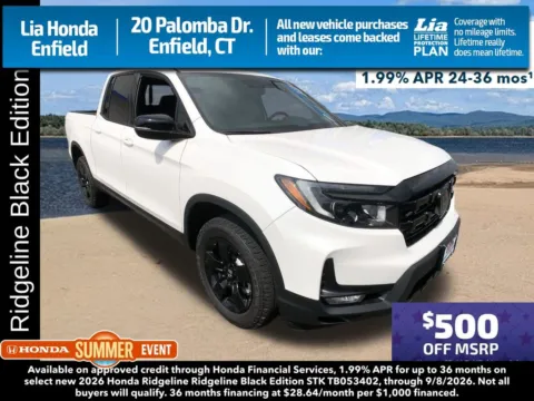 Unknown 2026 Honda Ridgeline Black Edition for sale in Enfield, CT