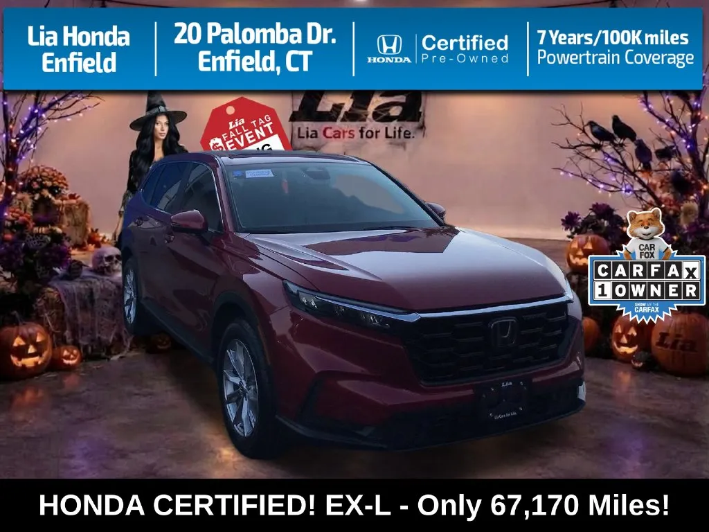 Red 2024 Honda CR-V EX-L for sale in Enfield, CT