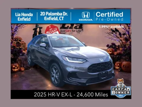 Gray 2025 Honda HR-V EX-L for sale in Enfield, CT