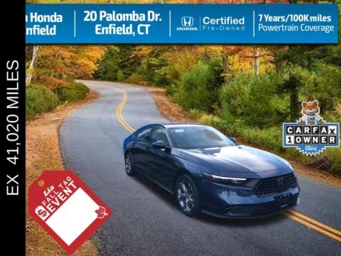 Blue 2024 Honda Accord EX for sale in Enfield, CT