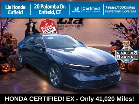 Blue 2024 Honda Accord EX for sale in Enfield, CT