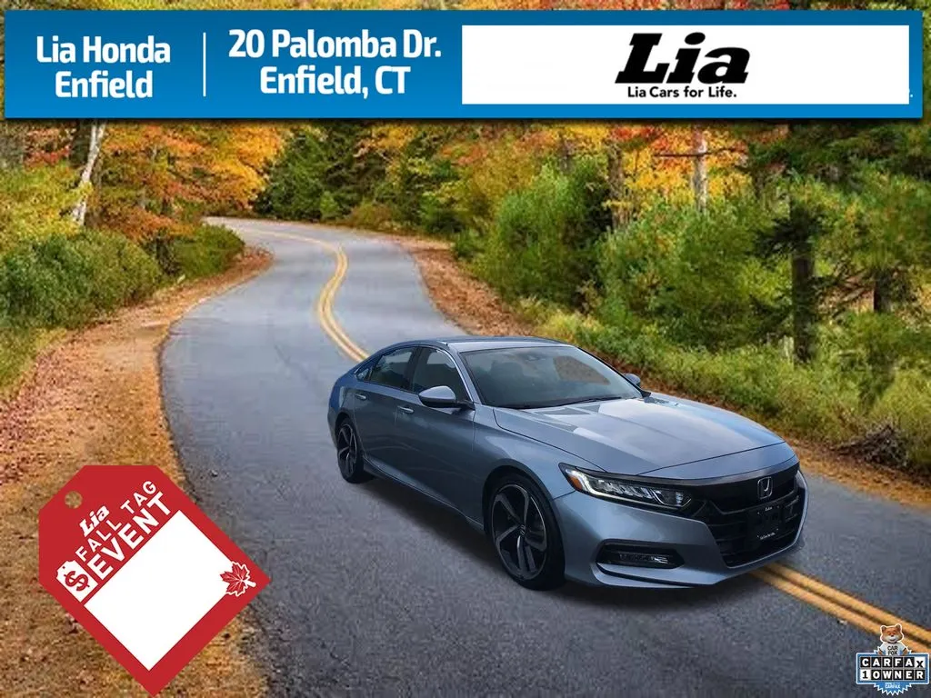 Silver 2020 Honda Accord Sport for sale in Enfield, CT
