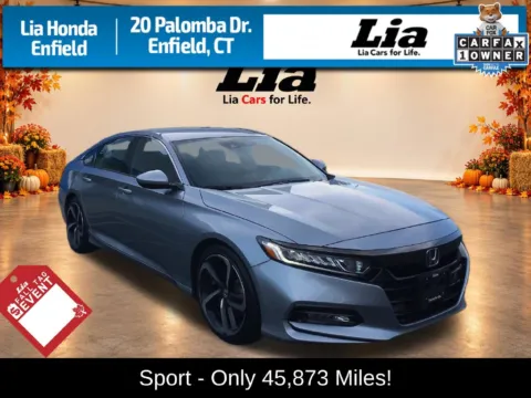 Silver 2020 Honda Accord Sport for sale in Enfield, CT