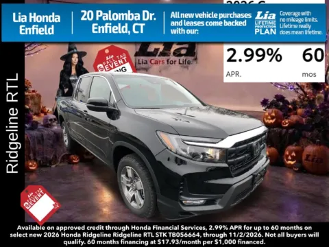 Unknown 2026 Honda Ridgeline RTL for sale in Enfield, CT