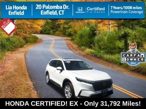 White 2024 Honda CR-V EX for sale in Enfield, CT