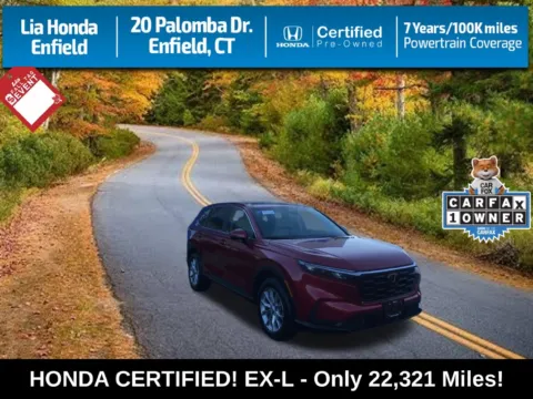 Red 2024 Honda CR-V EX-L for sale in Enfield, CT