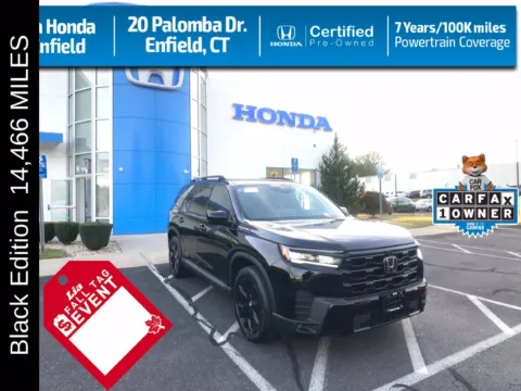 Black 2026 Honda Pilot Black Edition for sale in Enfield, CT