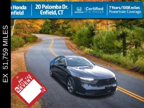 Blue 2023 Honda Accord EX for sale in Enfield, CT