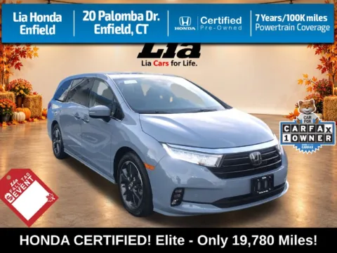 Gray 2024 Honda Odyssey Elite for sale in Enfield, CT