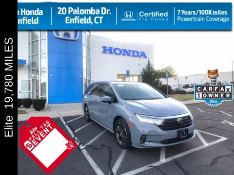 Gray 2024 Honda Odyssey Elite for sale in Enfield, CT