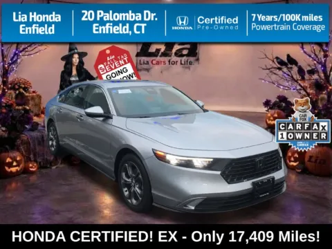 Silver 2024 Honda Accord EX for sale in Enfield, CT