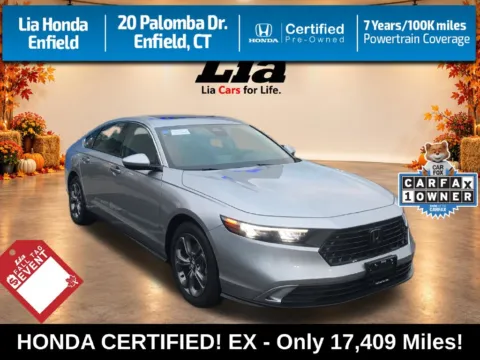Silver 2024 Honda Accord EX for sale in Enfield, CT