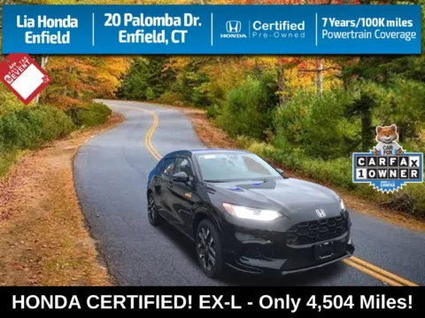 Black 2026 Honda HR-V EX-L for sale in Enfield, CT
