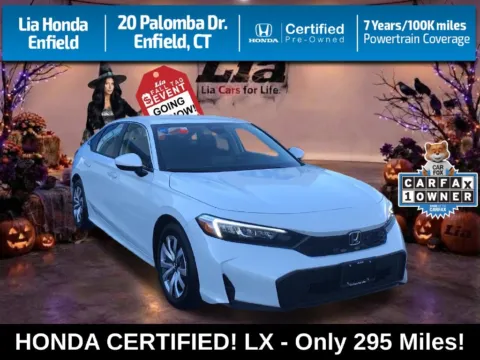White 2026 Honda Civic LX for sale in Enfield, CT