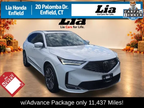 White 2025 Acura MDX Advance Package for sale in Enfield, CT