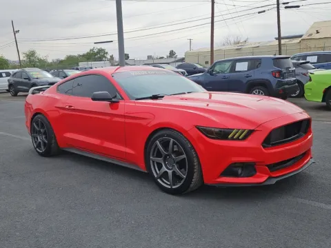 Red 2015 Ford Mustang EcoBoost for sale in El Paso, TX