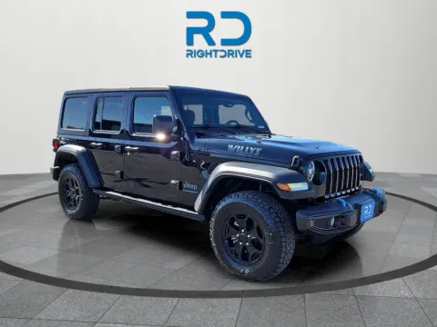 Black 2023 Jeep Wrangler Willys 4xe for sale in El Paso, TX